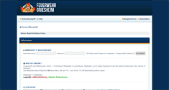 Desktop Screenshot of forum.feuerwehr-griesheim.de